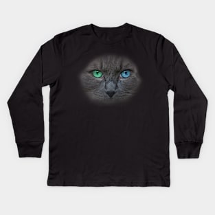 Turkish Angora Cat Kids Long Sleeve T-Shirt